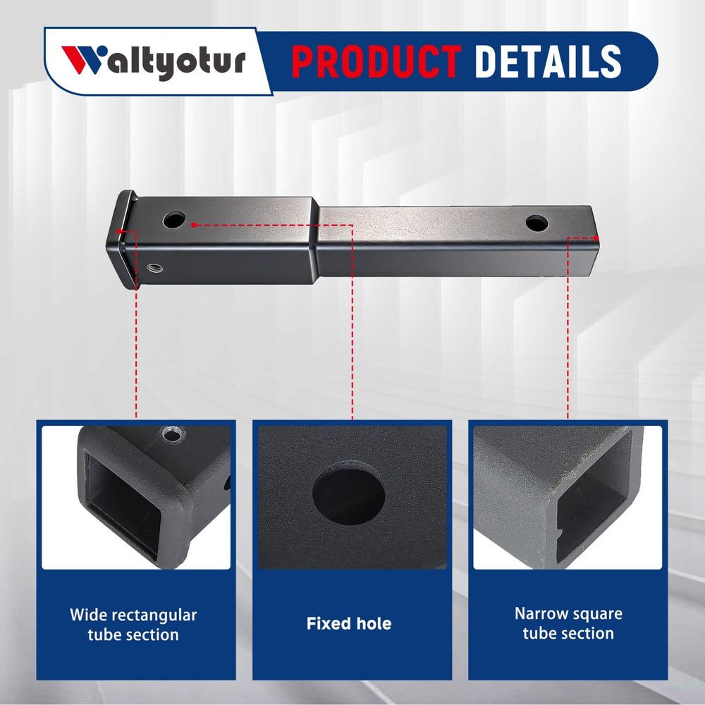 Waltyotur extension delivers a tight fit for stable towing setups