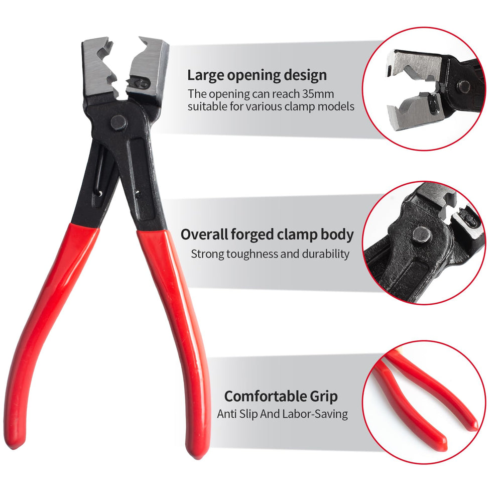 WAMEIJU hose clamp pliers designed to grip and release clamps safely.