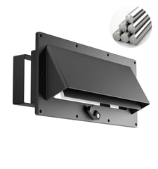 WanDwel aluminum RV vent cover in front view showing rugged exterior protection.