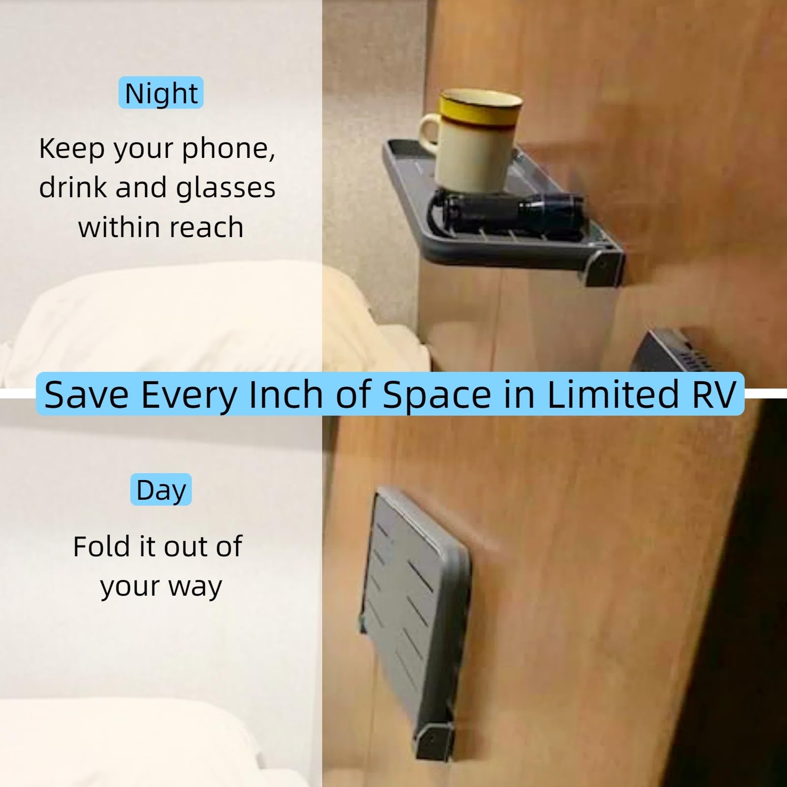 WanDwel aluminum shelf demonstrates durability for long trips.