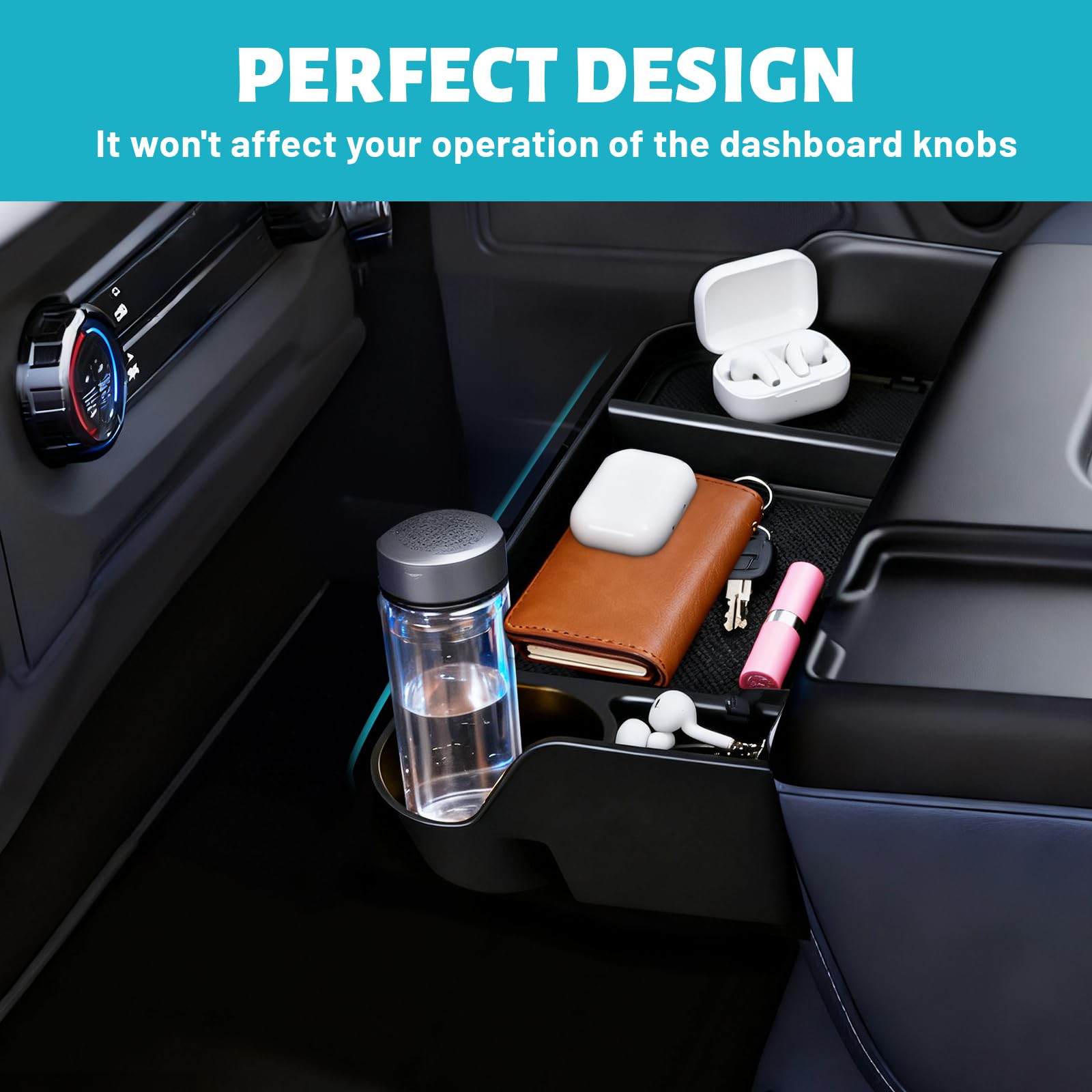 wangzhij versatile meal tray for grab-and-go dining in car