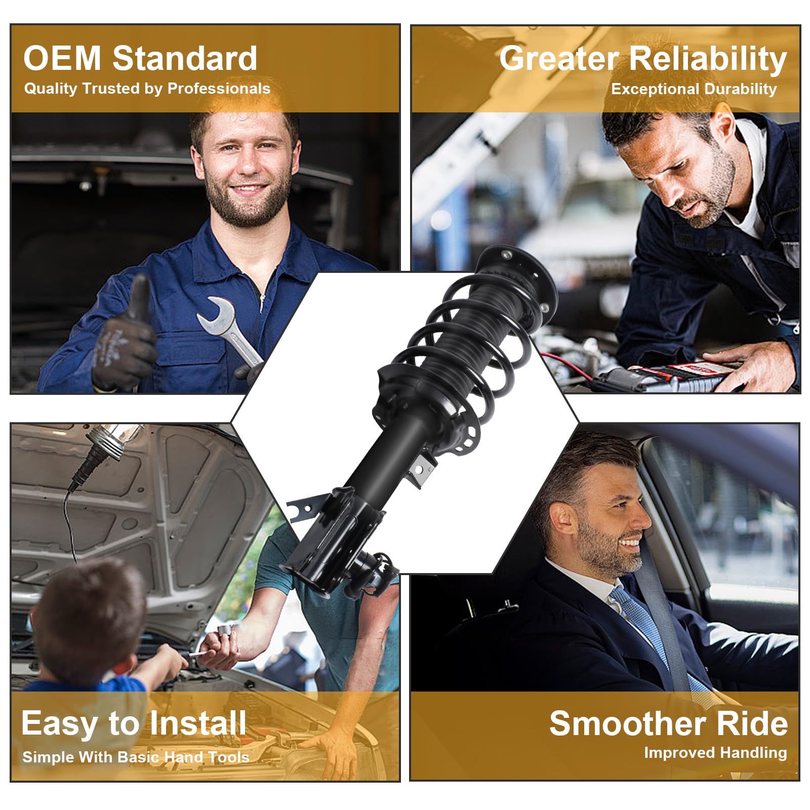 WANKECAR damping performance visual hints at improved road feel and stability.
