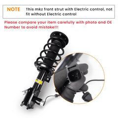 WANKECAR left front strut reference numbers verified for correct replacement pairing.