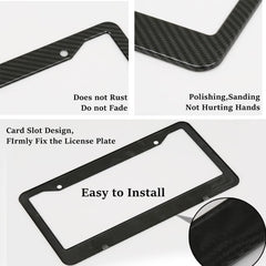 WANRELE license plate frame screw-kit close-up for quick installation.