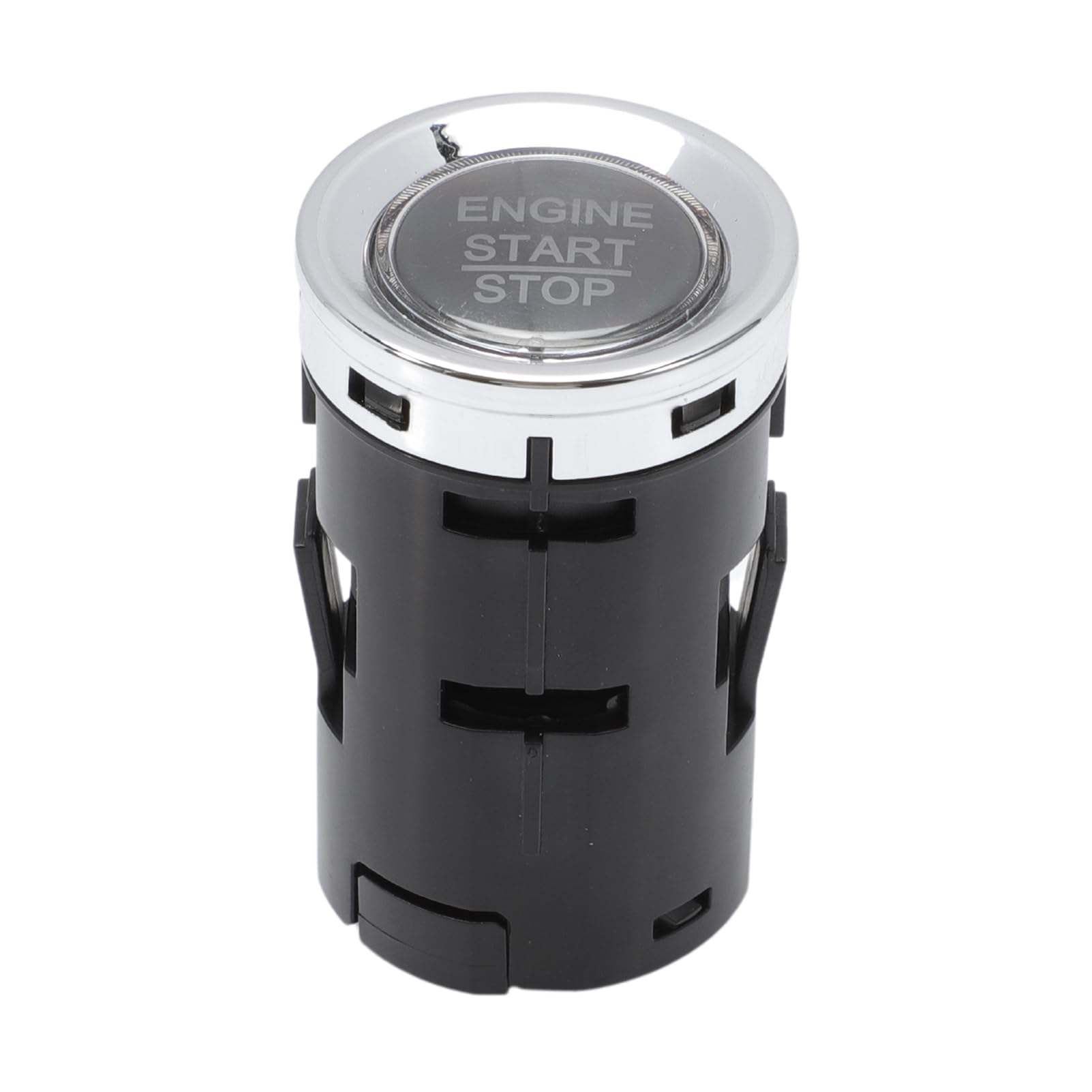 Wanzuwbip ignition starter switch with chrome ring for easy one-touch start.