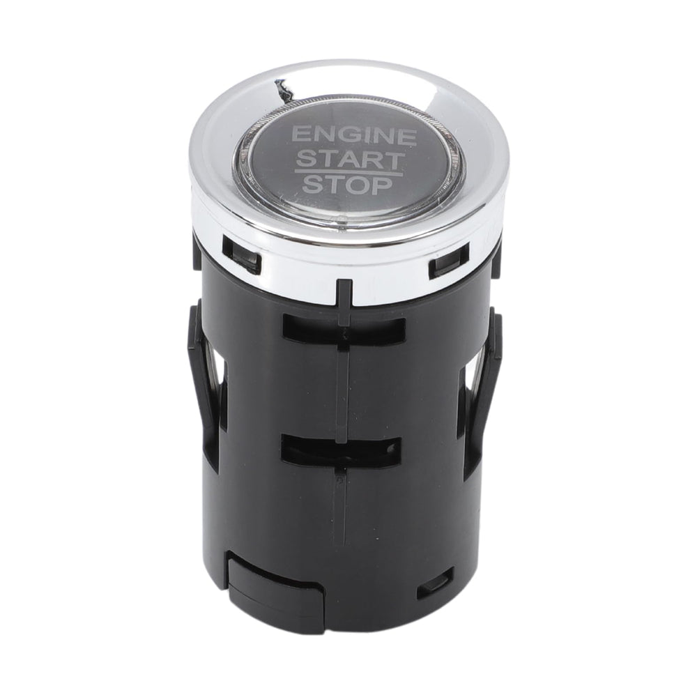 Wanzuwbip ignition starter switch with chrome ring for easy one-touch start.