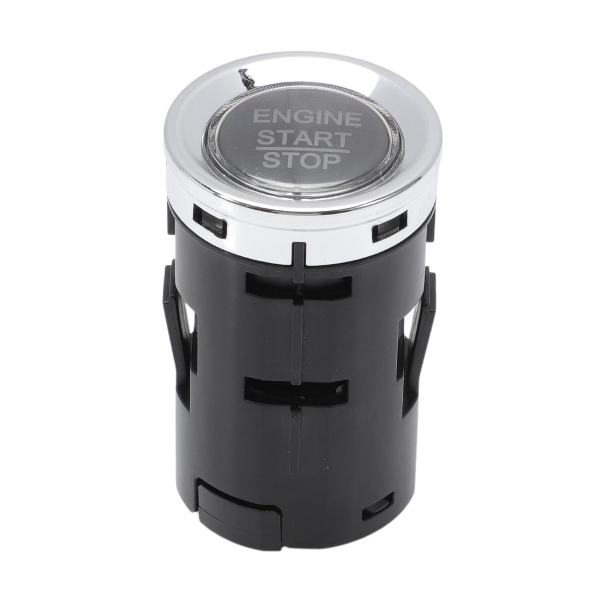 Wanzuwbip ignition starter switch with chrome ring for easy one-touch start.