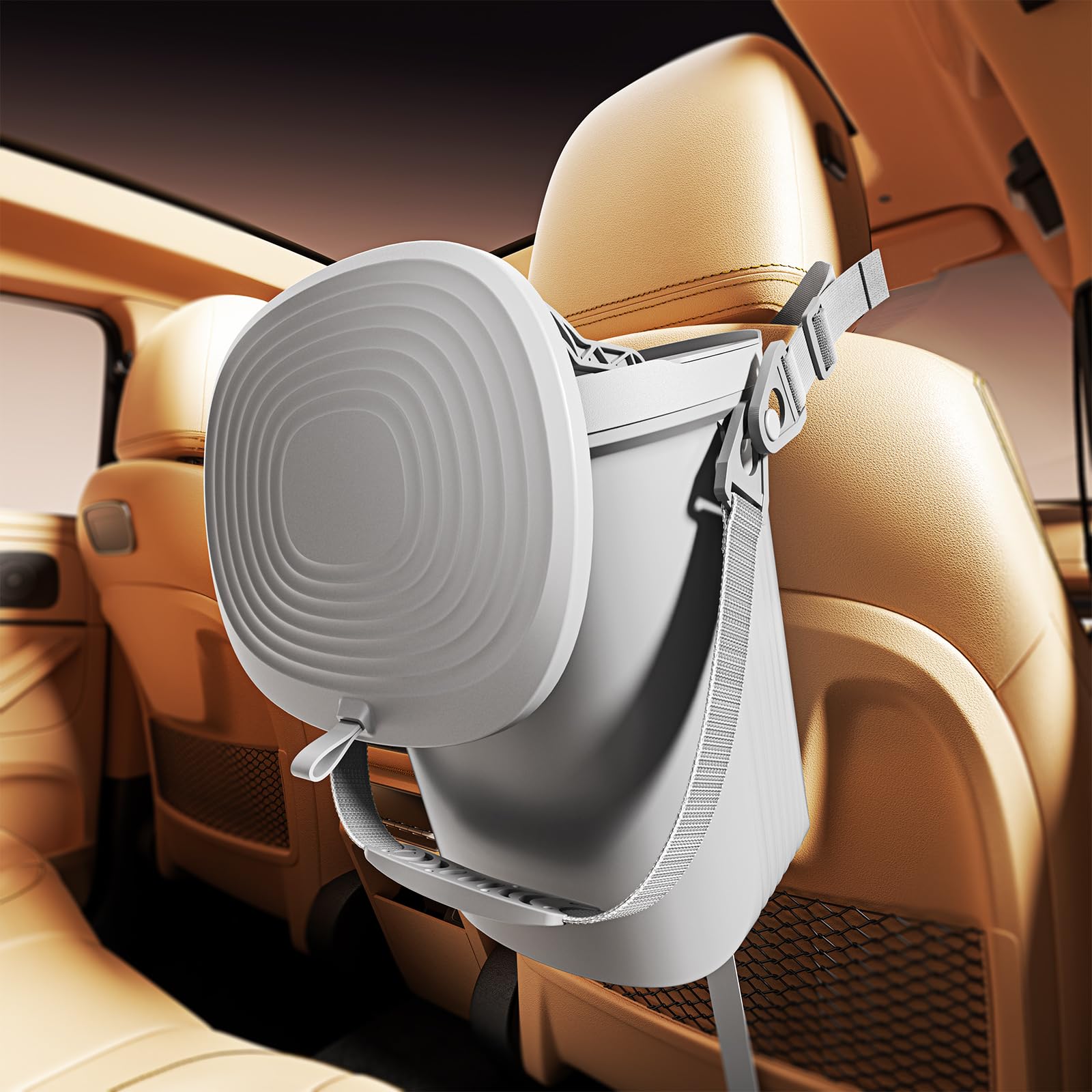 Waretary gift-ready car trash can for vehicle owners