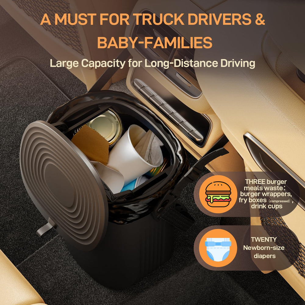 Waretary lid with pull-tab for one-handed disposal in a car.
