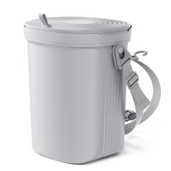 Waretary car trash can with closed lid for clean interior