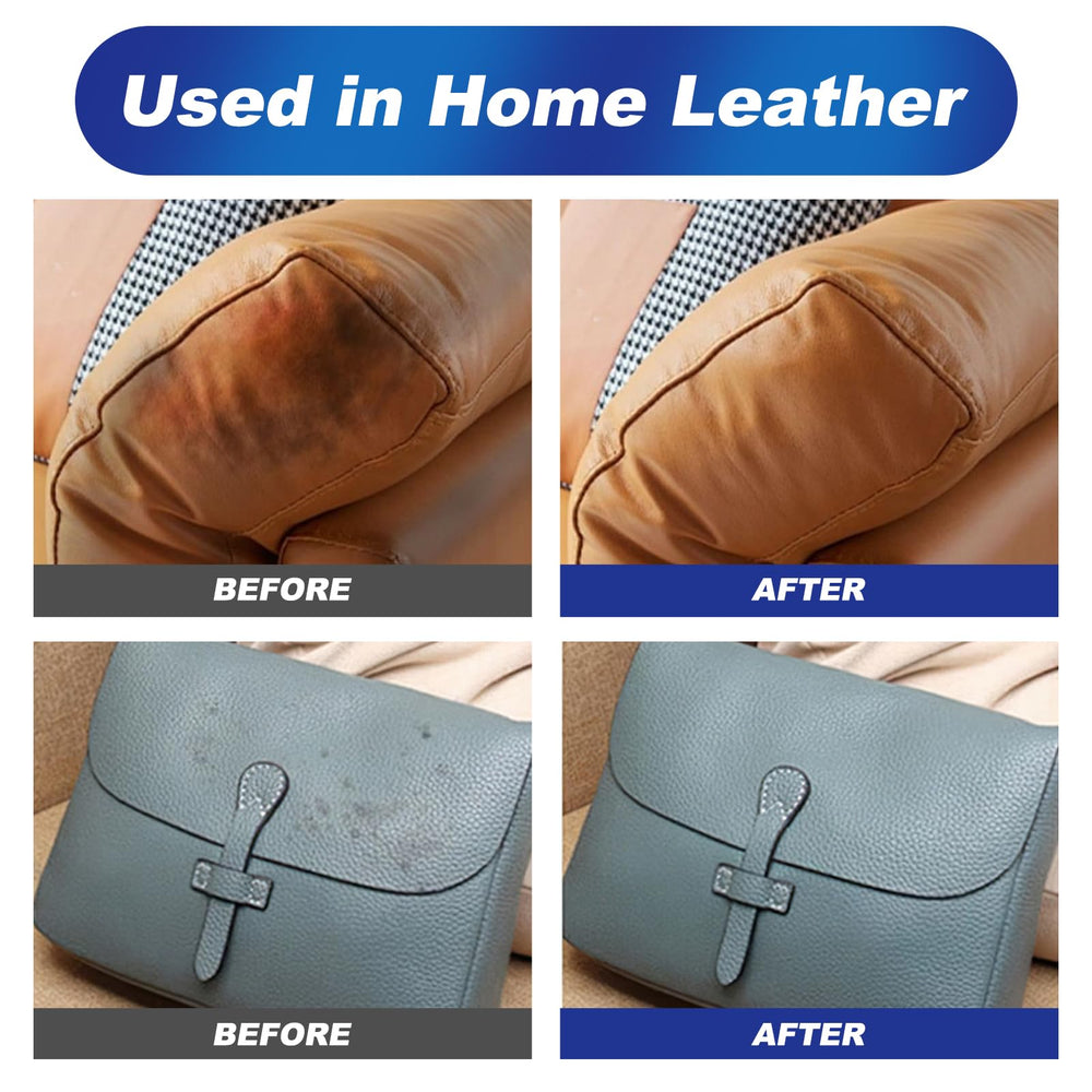 Warmow Leather Cleaning Cream demonstrates easy application for quick upkeep