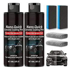 Warmow Nano-Quick Coating Pro bottle pour for effortless application and lasting gloss.