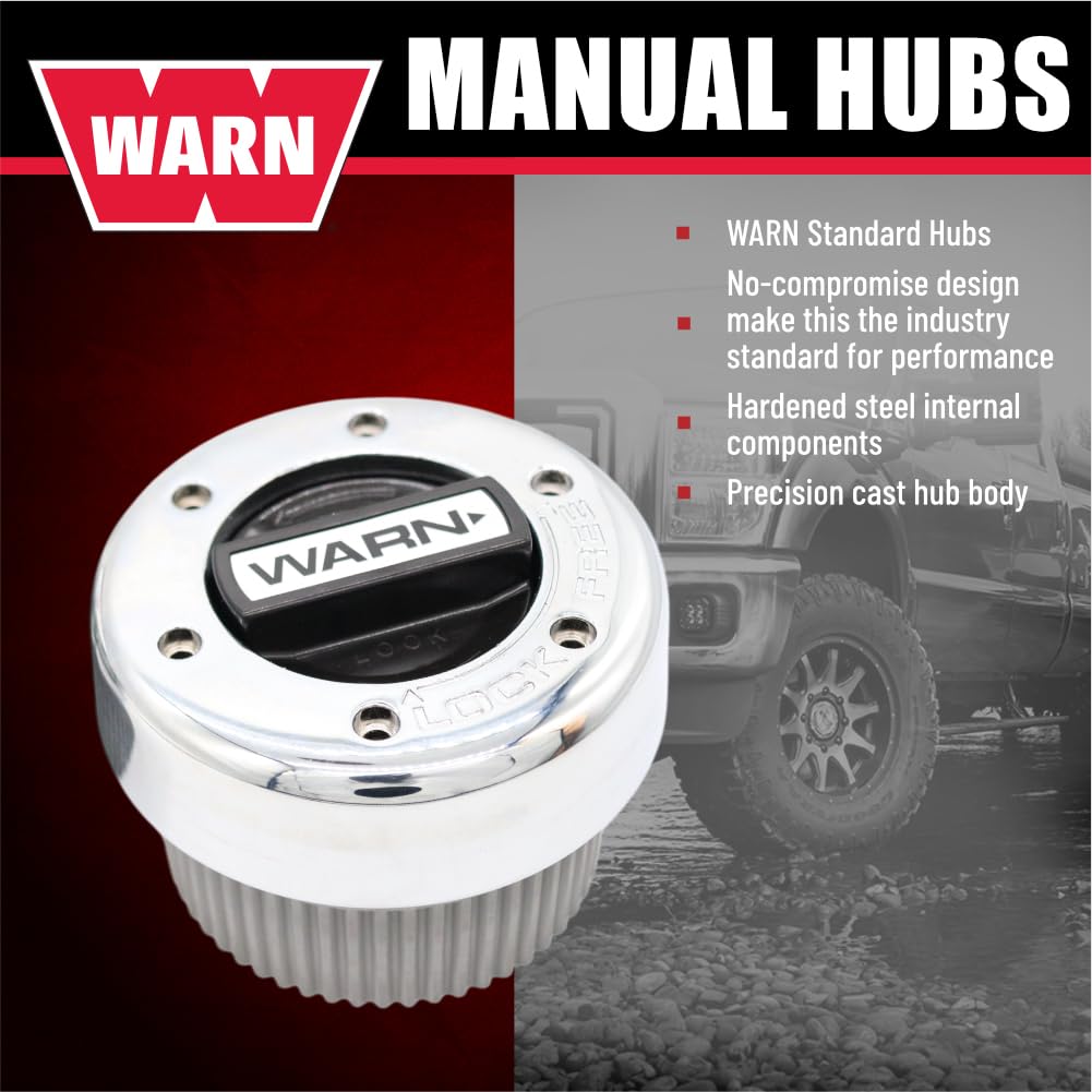 WARN 11690 precision-cast hub body ensures reliable alignment on rough trails.