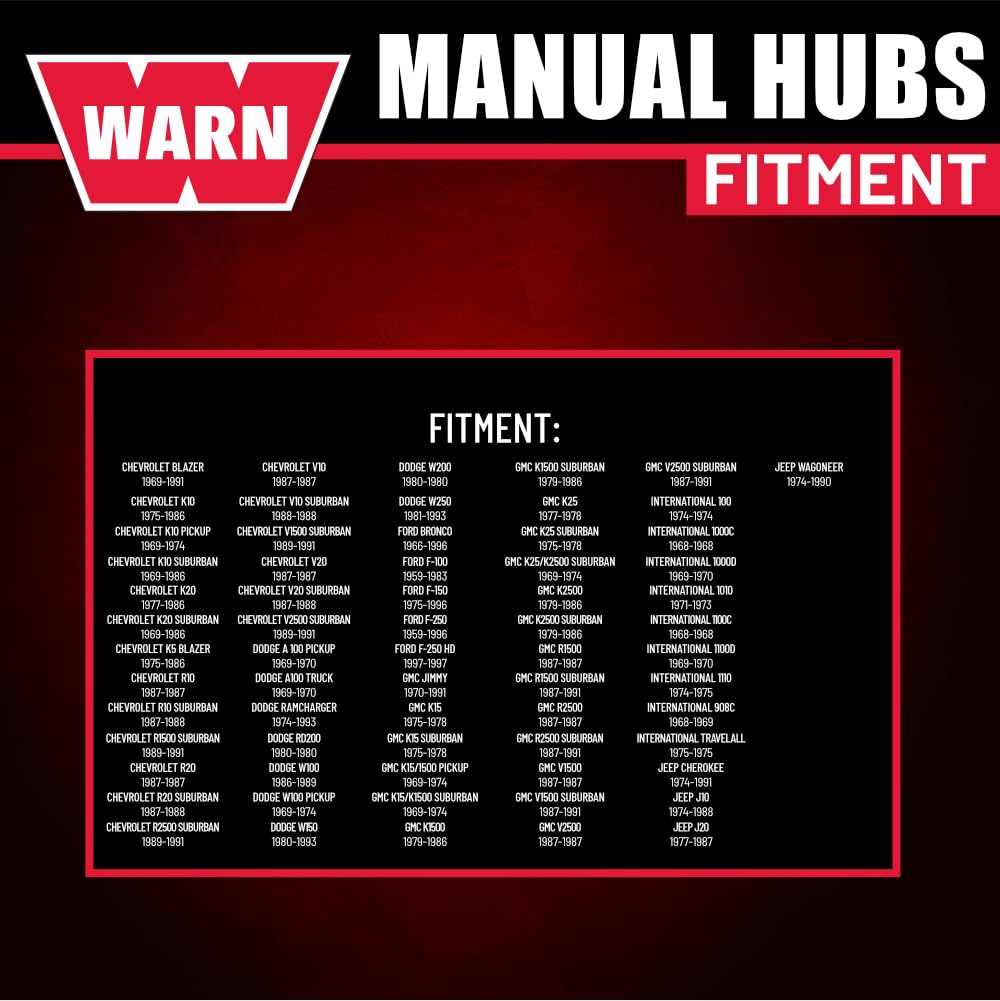WARN 9790 4140 steel clutch ring resists wear during heavy use.
