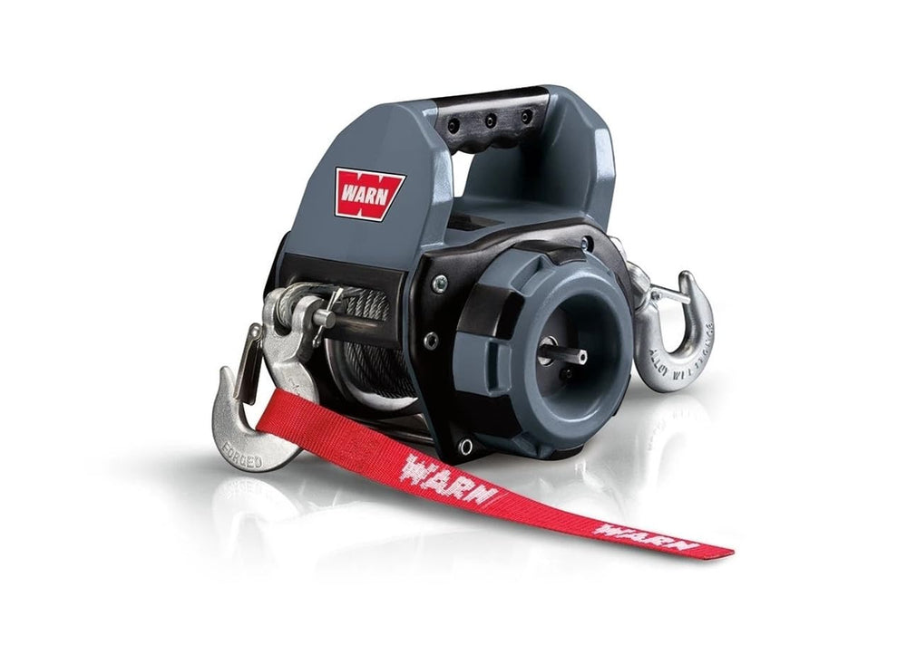 40 ft synthetic rope on WARN Drill Winch reduces weight and simplifies rigging.