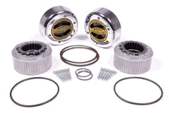 WARN Premium manual hub dial close-up highlighting ZA alloy durability for rugged off-road use