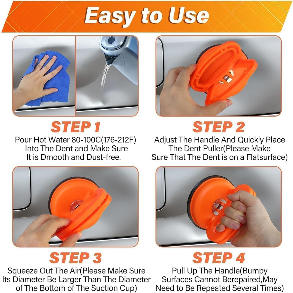 WASAIQI suction cup grips a surface without scratching paint.