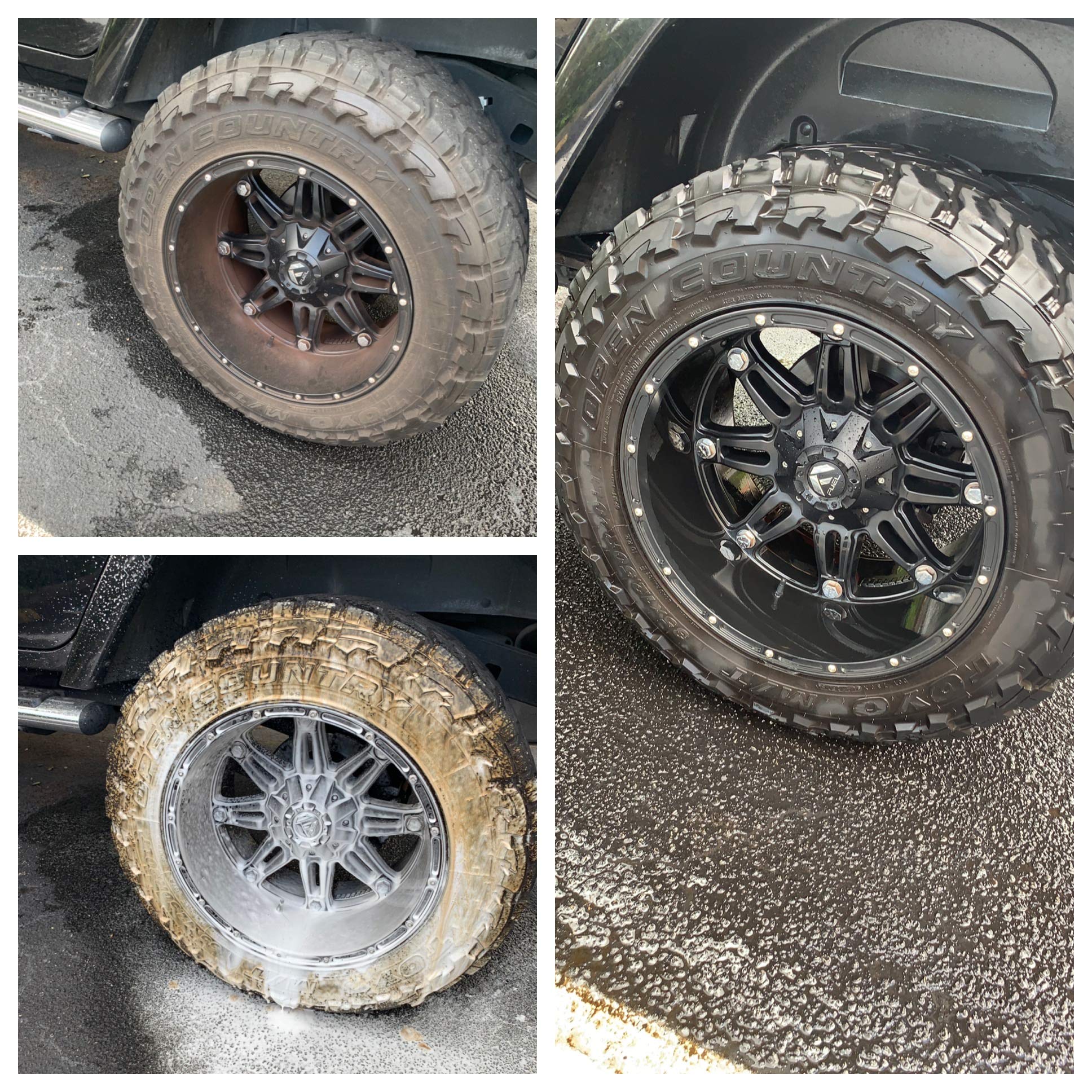 Wash Chems Pro 50 vehicles-multipurpose-cleaning illustrates versatile use on cars and trucks