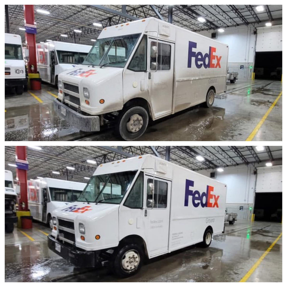 Wash Chems Pro50 truck wash foam in foam-on-surface action