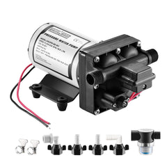 Wassermann RV water pump 12V in action for on-the-go supply.