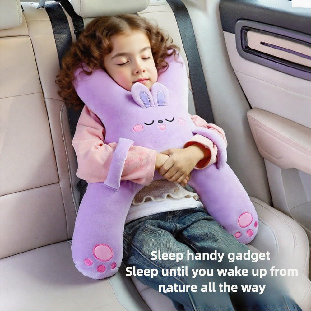 WASTROYAL panda design car pillow offers cozy back support on rides.