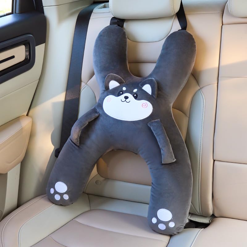 WASTROYAL safety-belt-protector reduces neck pressure for kids.