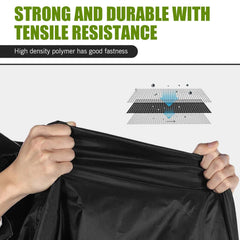 waswale motorcycle cover with anti theft holes supports secure lock installation