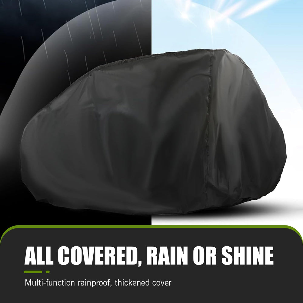 waswale motorcycle cover folds compactly into the included storage bag