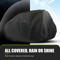 waswale motorcycle cover folds compactly into the included storage bag