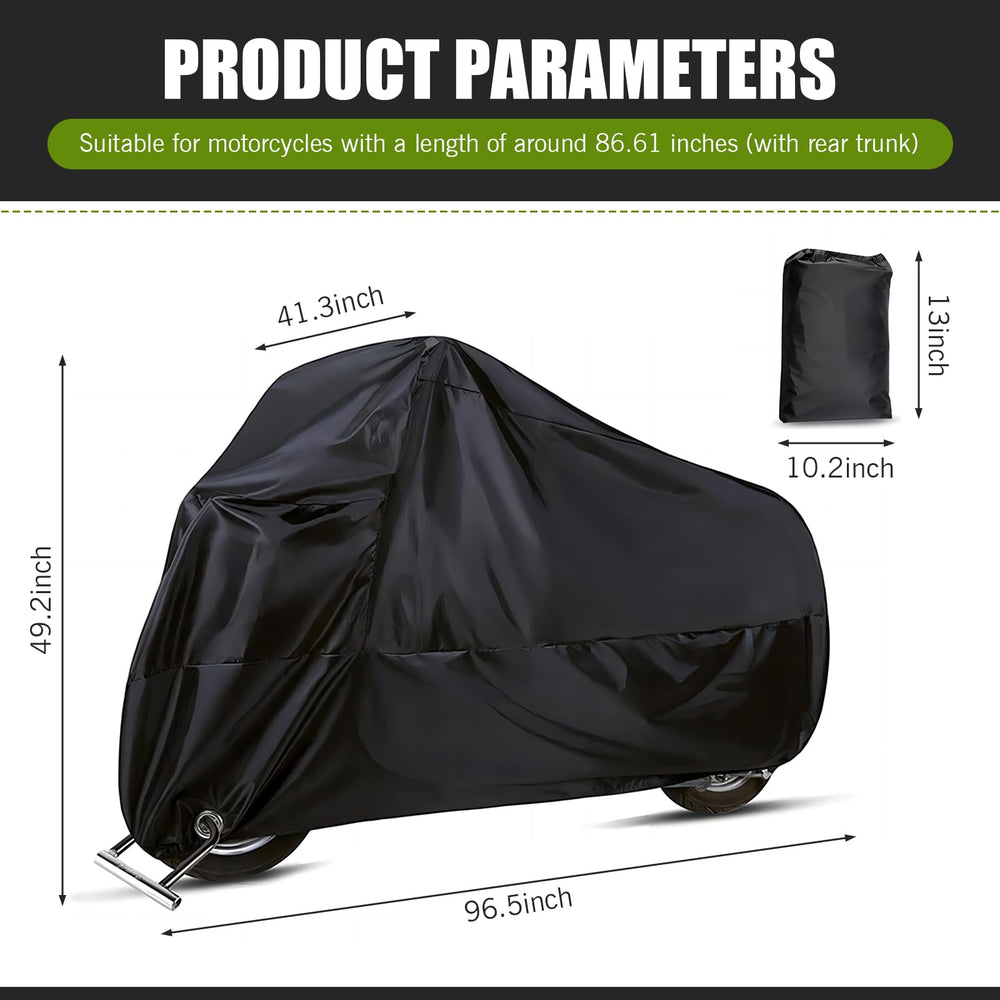 waswale motorcycle cover sun protection shields your bike from sun damage