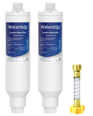Waterdrop hard water filter on hose for car wash improves finish