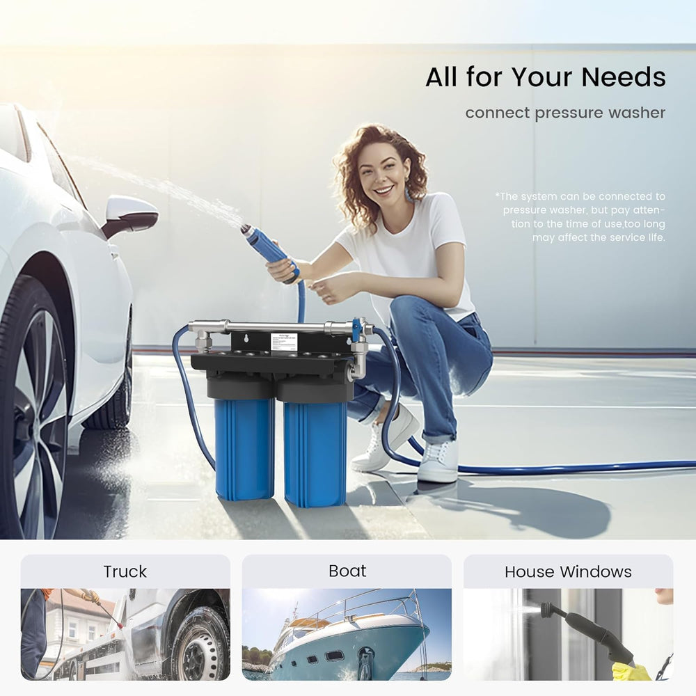 Waterdrop Spotless Car Wash System full range of accessories included for complete setup.