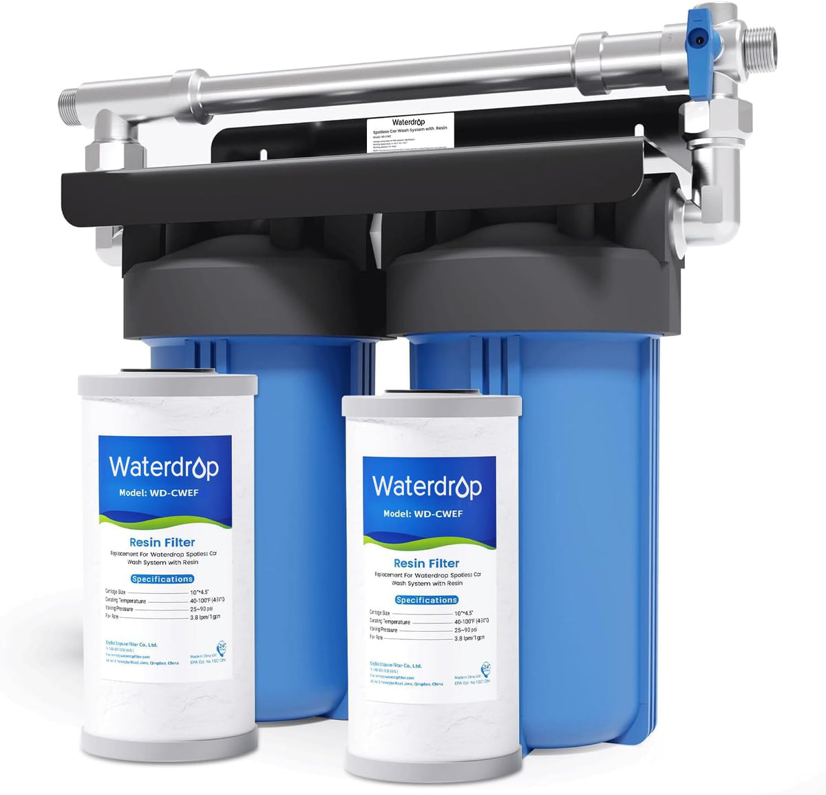 Waterdrop Spotless Car Wash System unit front view for a professional spotless rinse.