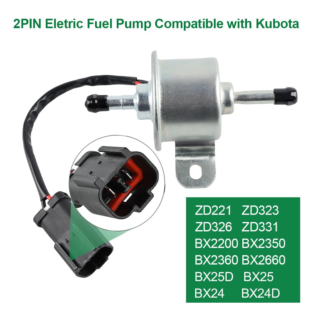 WATERWICH Kubota fuel pump side view, easy installation and stable operation.