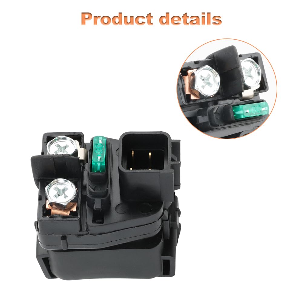 WATERWICH starter solenoid relay durability shot under rugged materials for lasting performance.