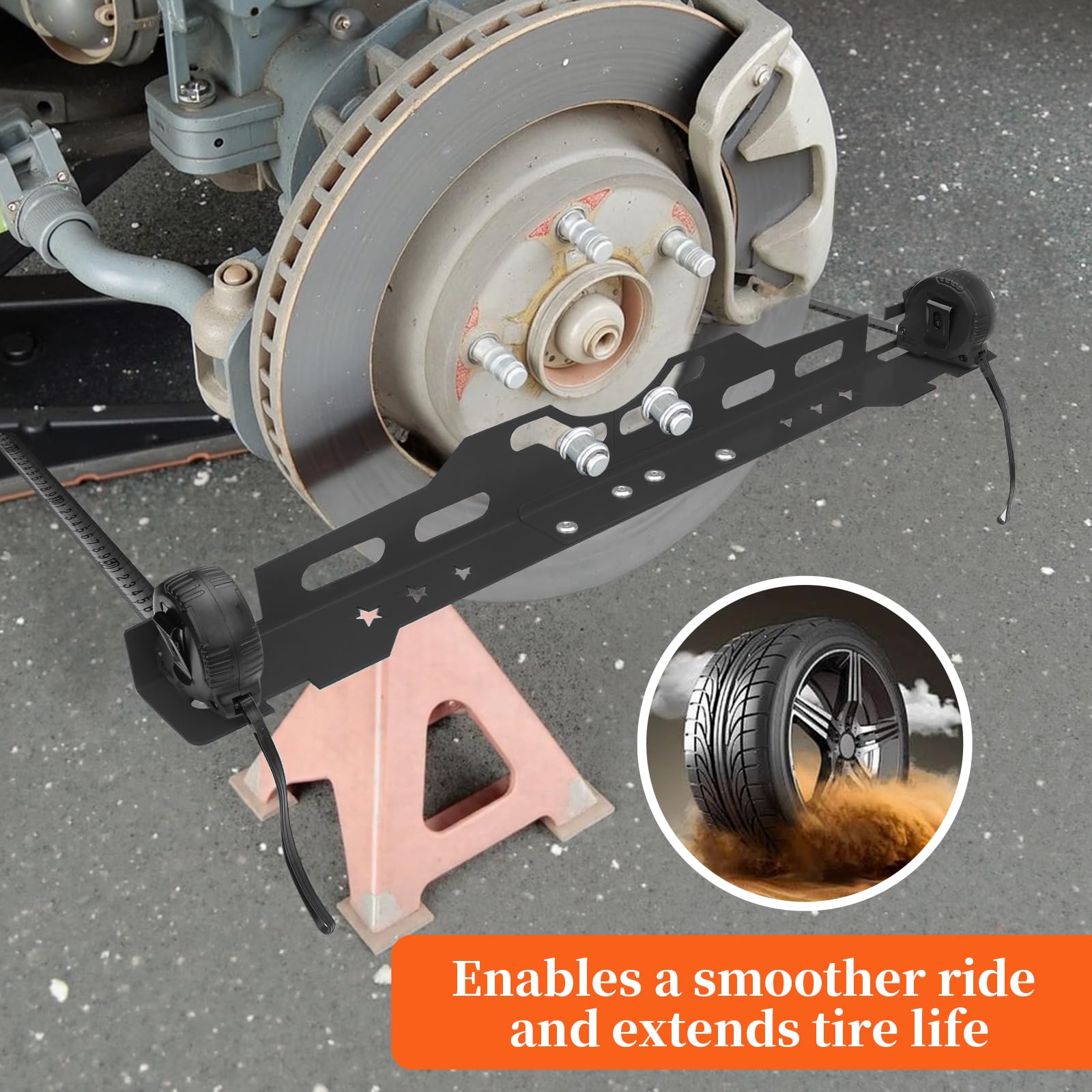 Wawews secure-slots-for-tape keeps tape head steady during measurement.