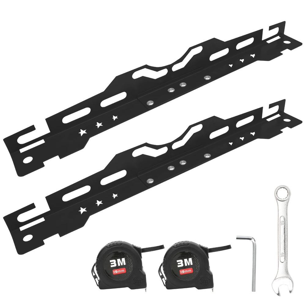 Wawews toe-alignment-plates 2pcs demonstrate universal bolt pattern fit for cars and SUVs.