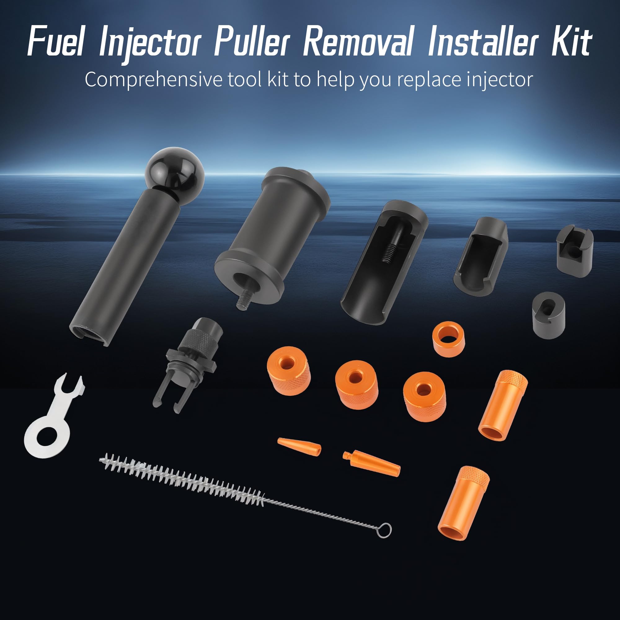 WAYCOJOY 18-piece injector kit ready for complete removal tasks.
