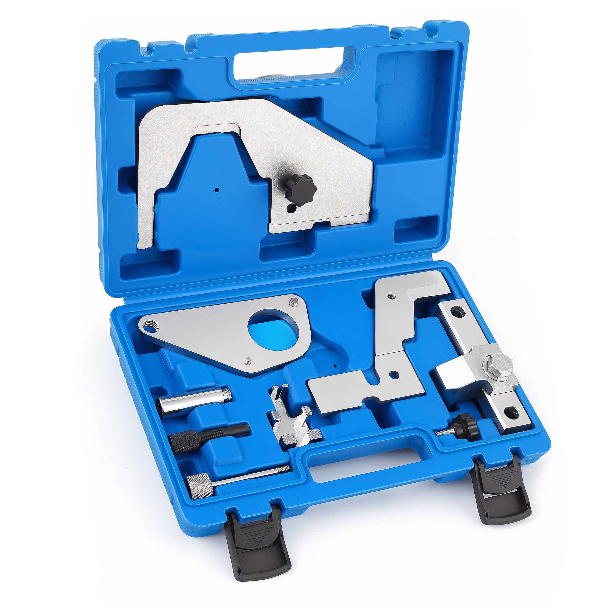 WAYCOJOY camshaft timing tool kit case shows portable organization for precise maintenance