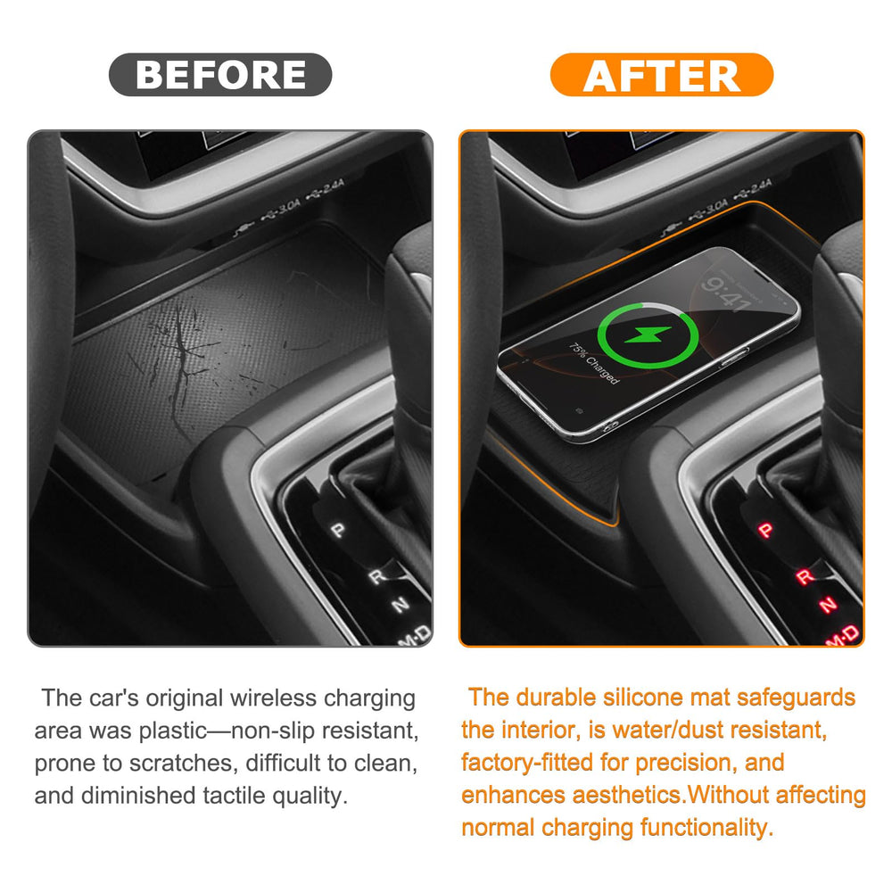 WBLATP easy installation shows the pad simply placed into the console.
