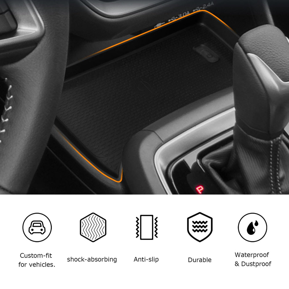 WBLATP silicone pad shows heat-dissipation around the charging area.