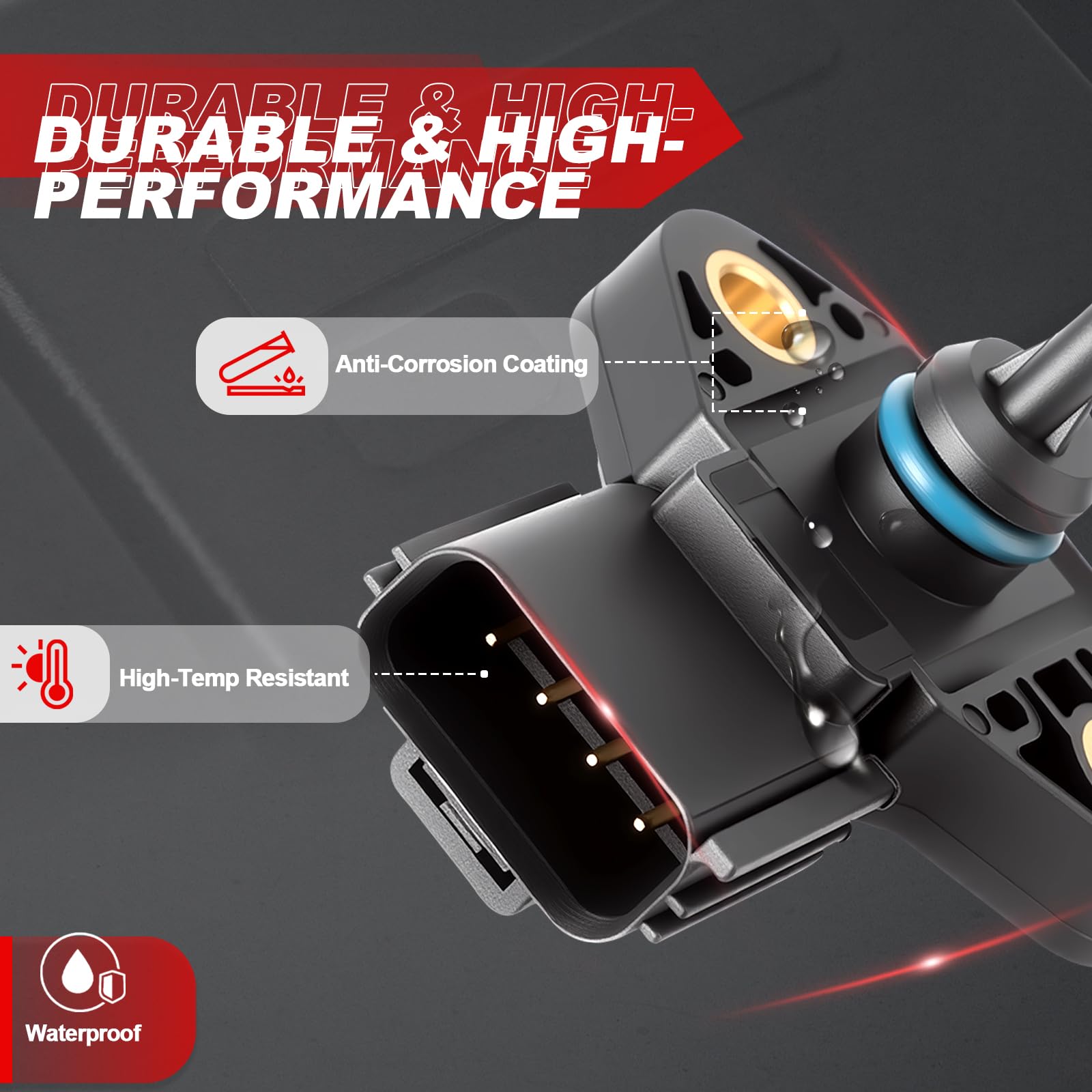 Durable Wbsteanaten MAP Sensor designed to withstand high engine temperatures
