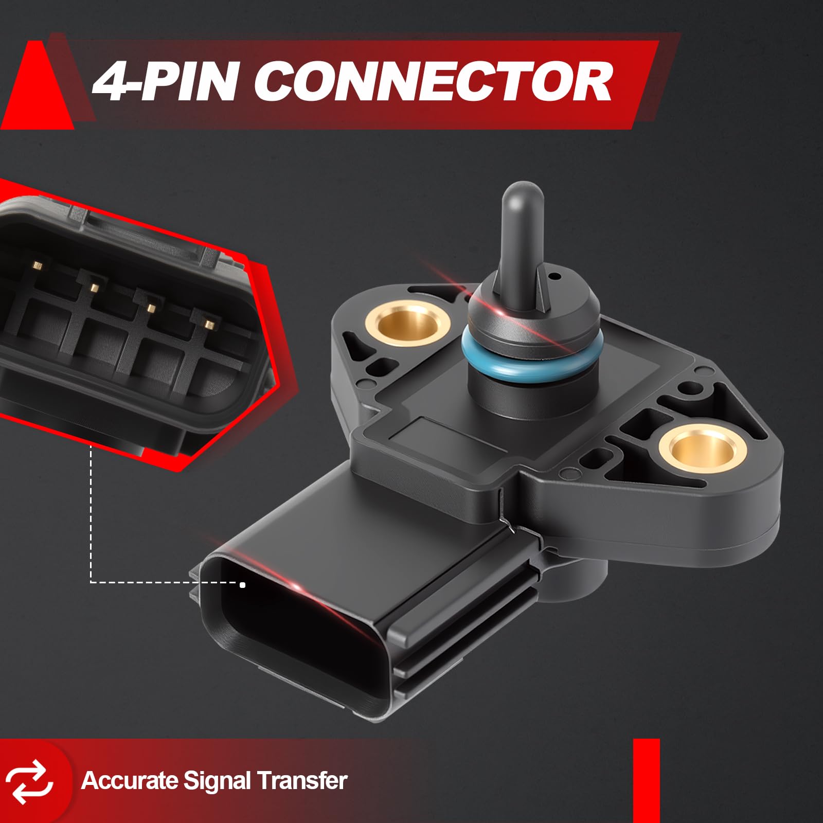 Wbsteanaten MAP Sensor installation on Ford vehicles demonstrates proper fit and functionality