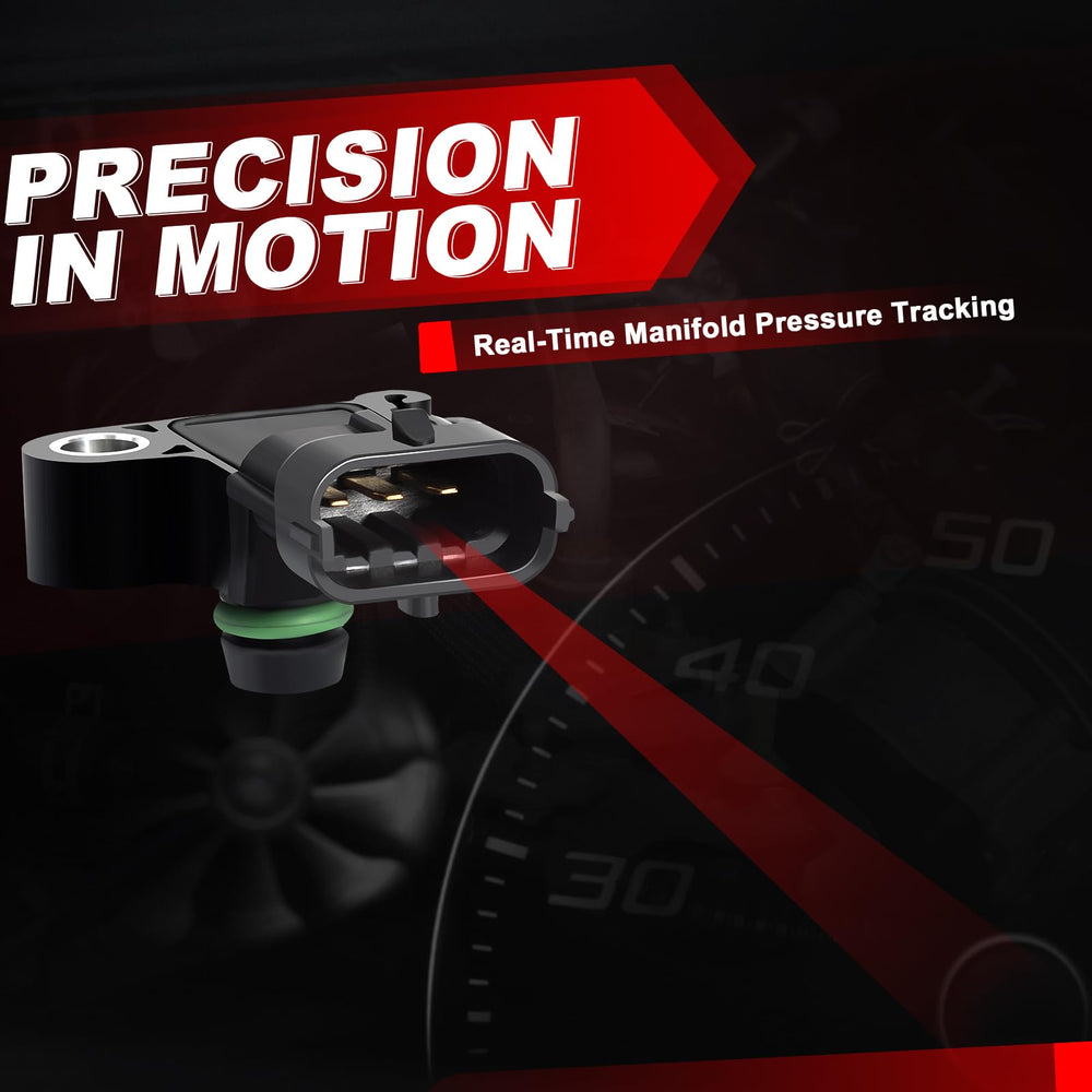 Wbsteanaten MAP Sensor side ports resist heat exposure.