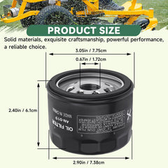WDKTBM oil filter for Kawasaki FR691V with strong seals to prevent leaks