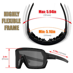 WDP100 Q38 bendable nose pads adapt to your nose shape.