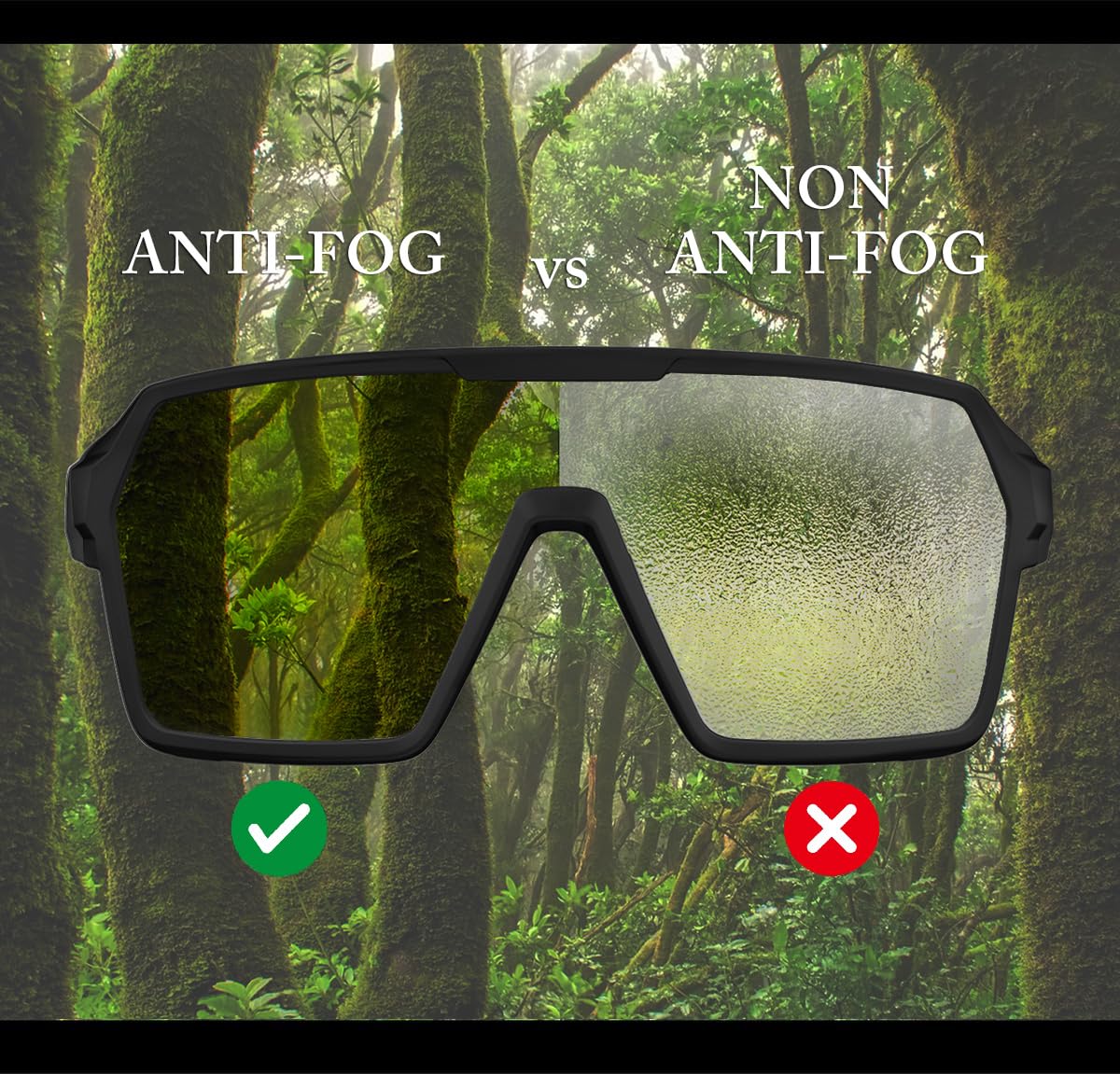 WDP100 Q38 removable head strap secures goggles during fast rides.