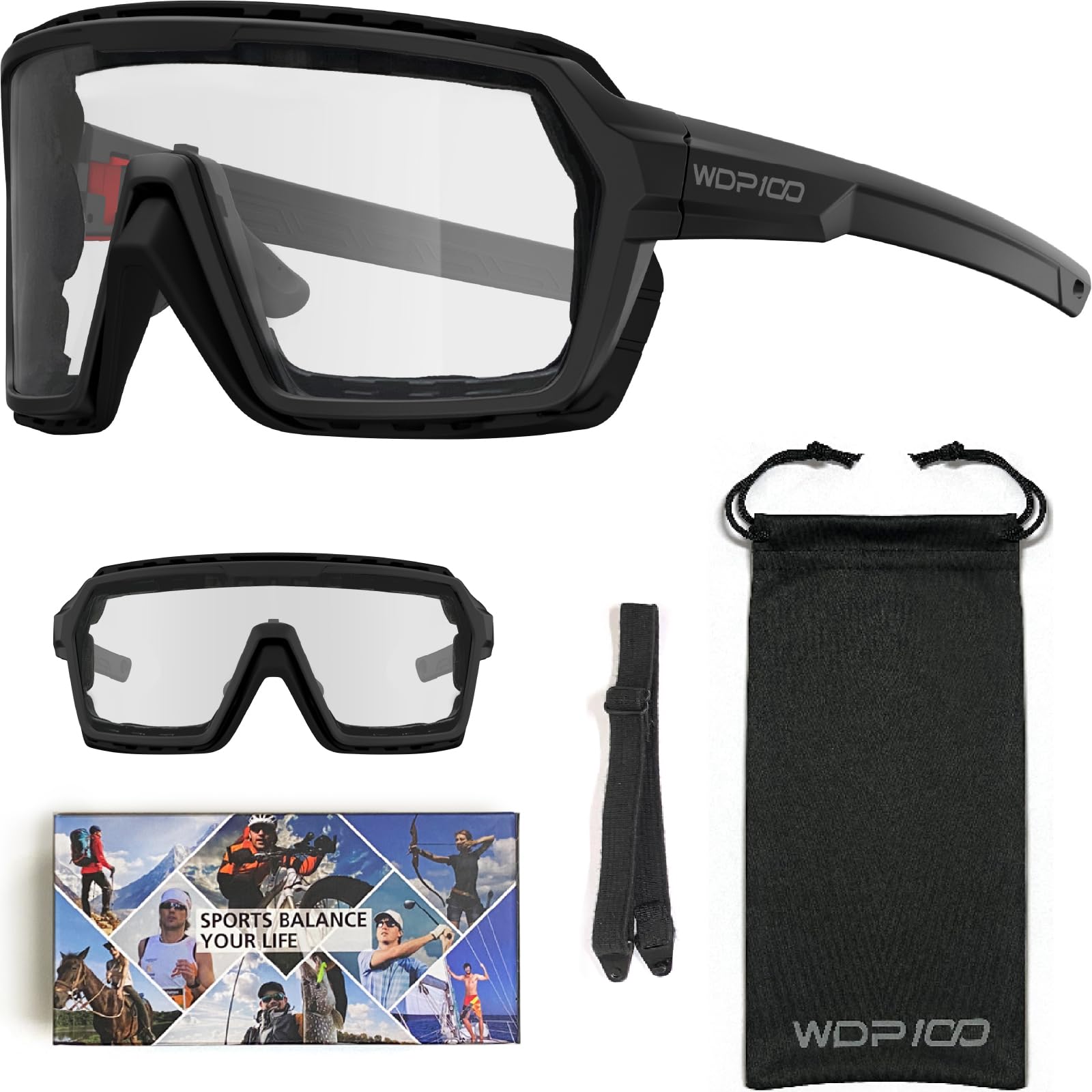 WDP100 Q38 ski-ready design for snowy conditions with clear visibility