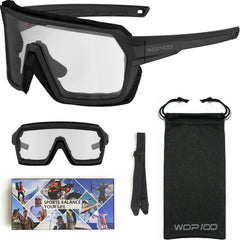 WDP100 Q38 wraparound lens providing expanded view for safer trail navigation