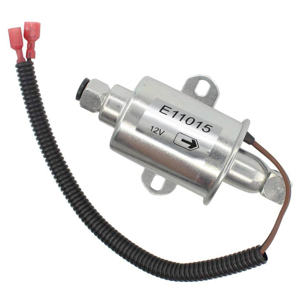 WDPart E11015 fuel pump close-up, plug-and-play ready for Onan RV generators.